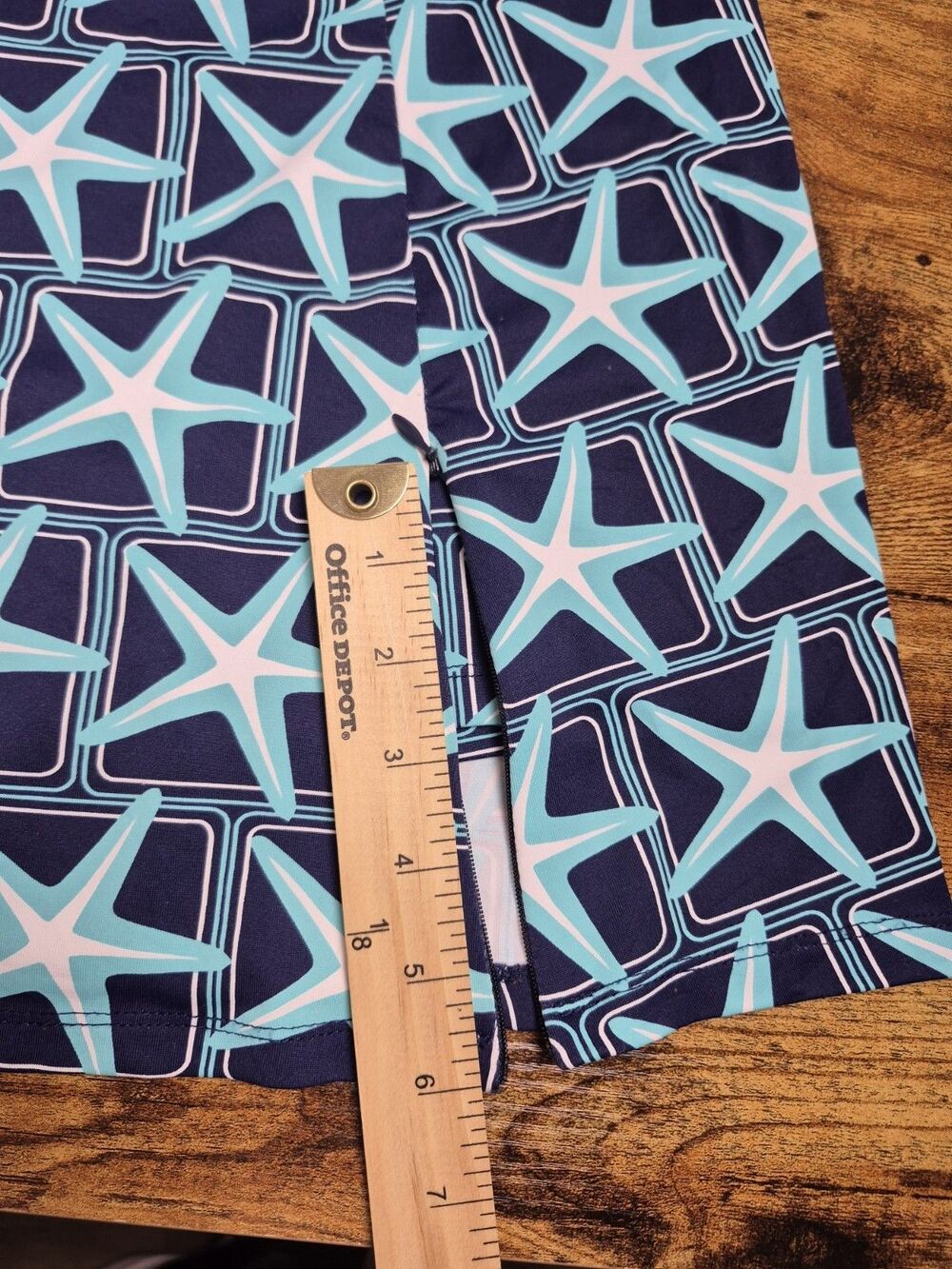 Lulu B Skirt Skort Womens XL Starfish UPF 50+ Tennis Core Golf Preppy Resort - Picture 9 of 12